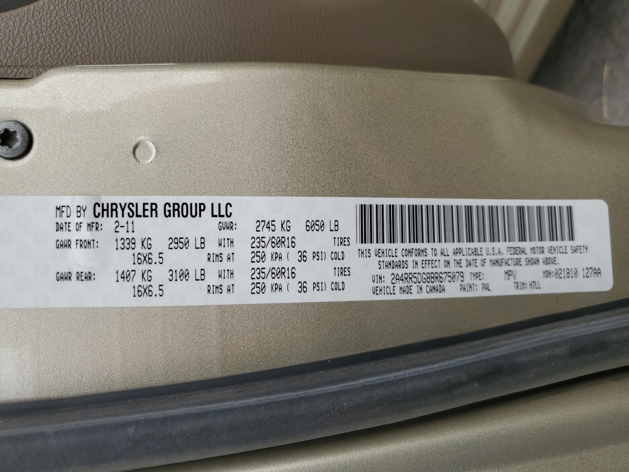 CHRYSLER TOWN & COUNTRY TOURING