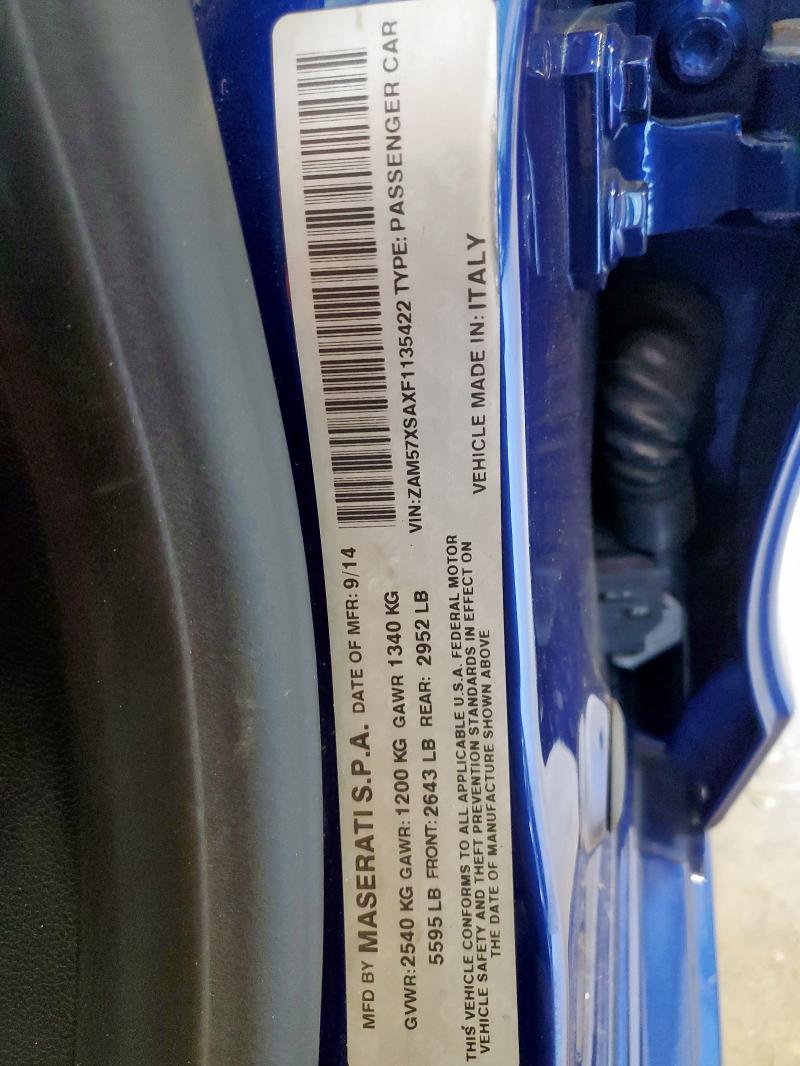 2015 MASERATI GHIBLI #3284146561