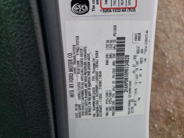 2009 FORD FUSION SEL #3301662648