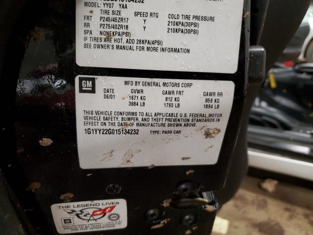 2001 CHEVROLET CORVETTE #3292521706