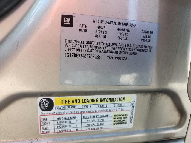 2008 CHEVROLET MALIBU LTZ #3312114108