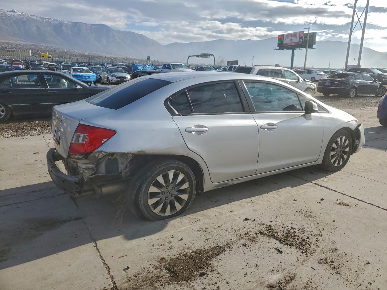 Lot #3304935551 2012 HONDA CIVIC EX