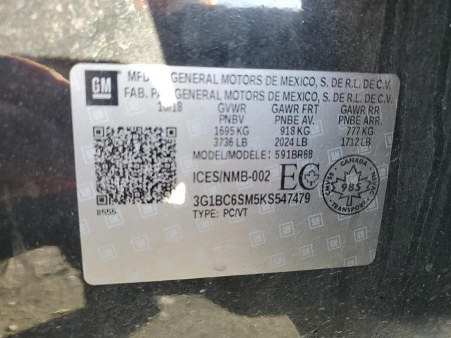 2019 CHEVROLET CRUZE LS #3286519150