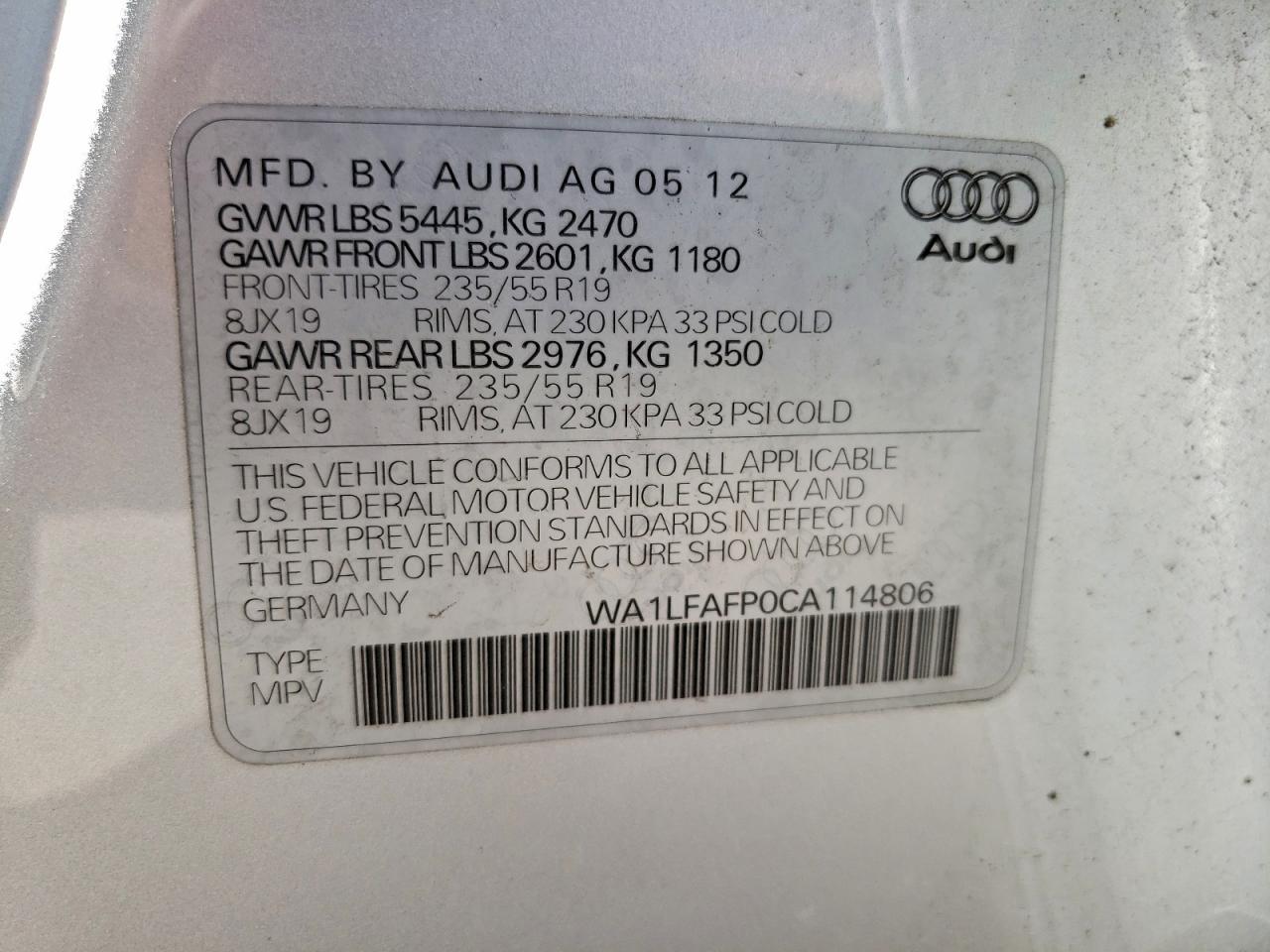 AUDI Q5 PREMIUM PLUS