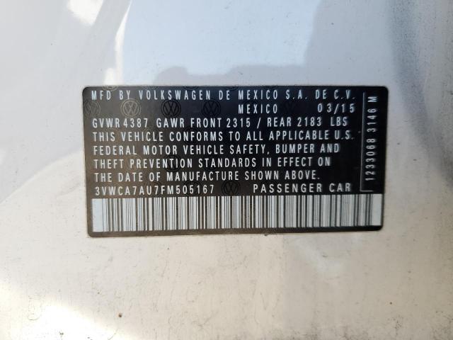 2015 VOLKSWAGEN GOLF SPORT #3297082553