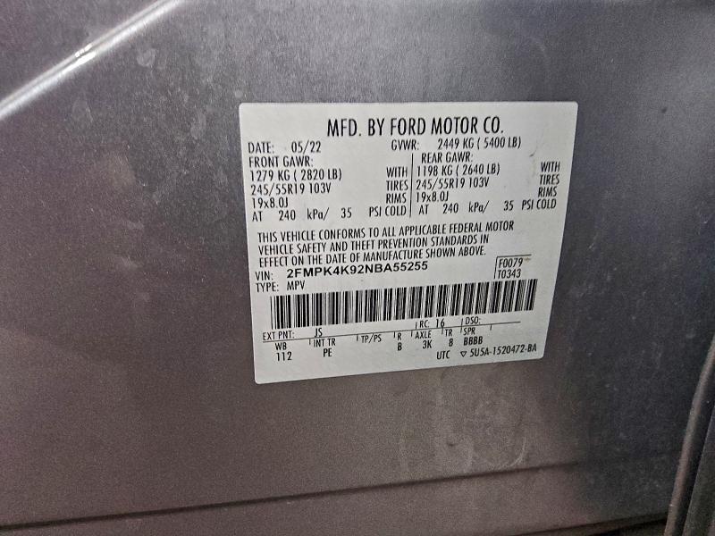 2022 FORD EDGE TITAN #3303814428