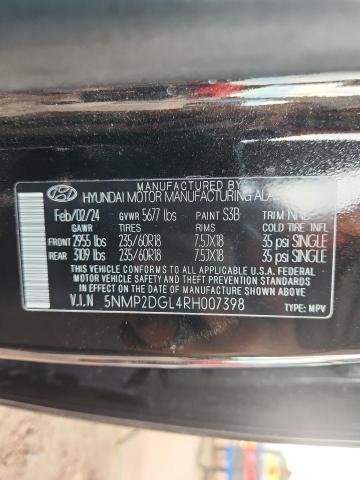 2024 HYUNDAI SANTA FE S #3309472601