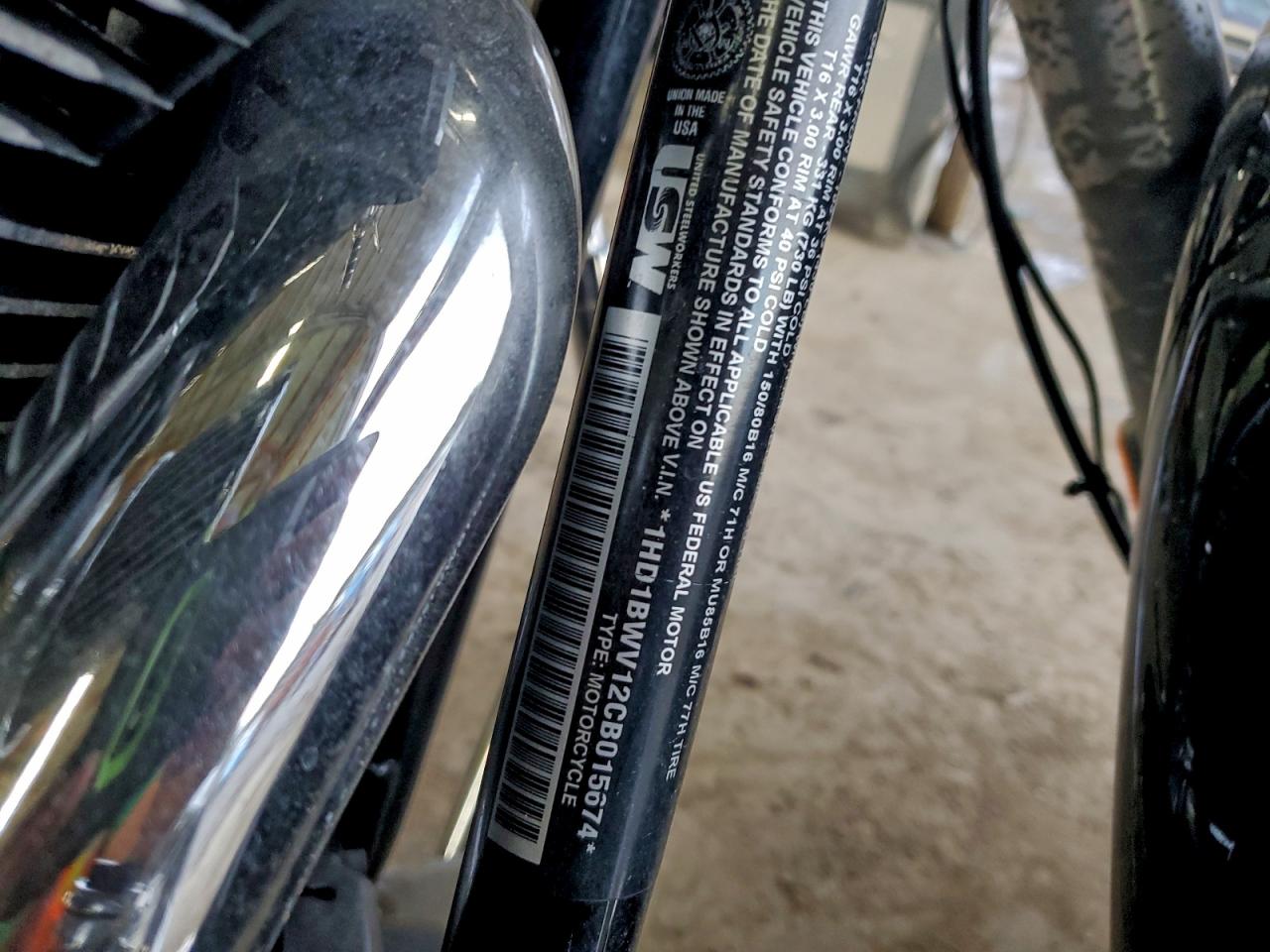 Lot #3301808379 2012 HARLEY-DAVIDSON FLSTC HERI