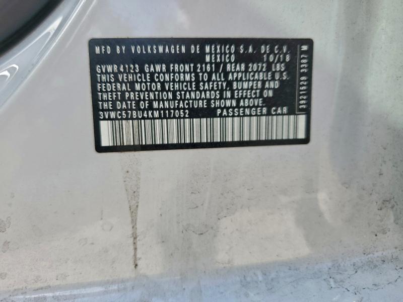 2019 VOLKSWAGEN JETTA S #3297933784