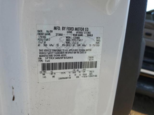 2009 FORD F150 SUPER #3286722287