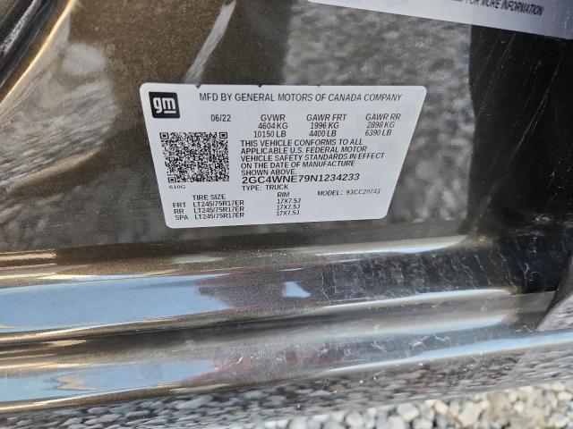 2022 CHEVROLET SILVERADO - 2GC4WNE79N1234233