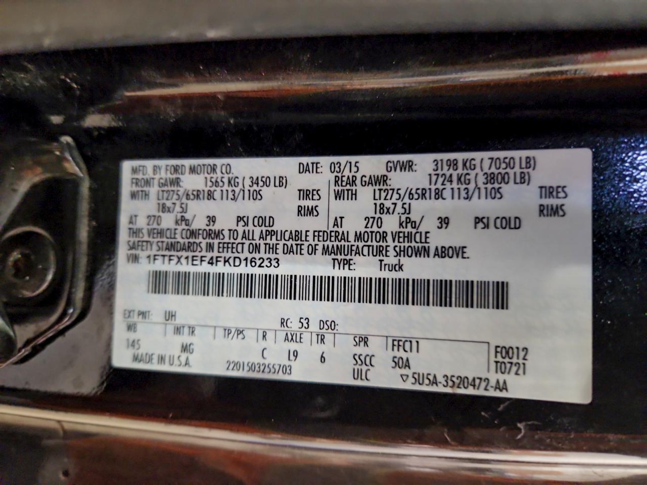 FORD F-150 SUPER CAB