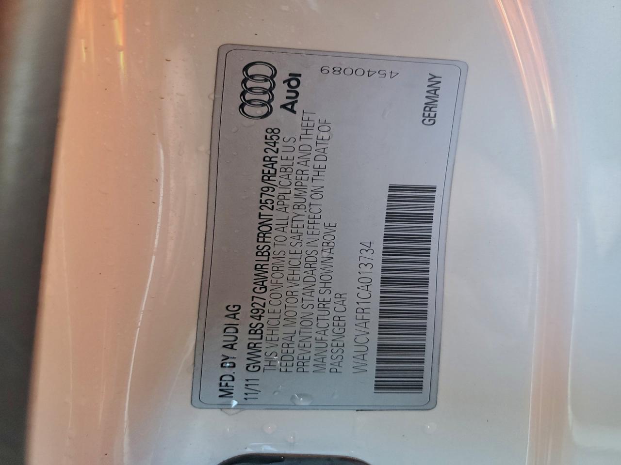 Lot #3302918064 2012 AUDI S5 PREMIUM