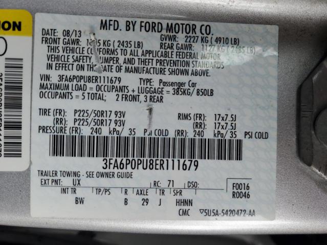 2014 FORD FUSION SE #3278931065