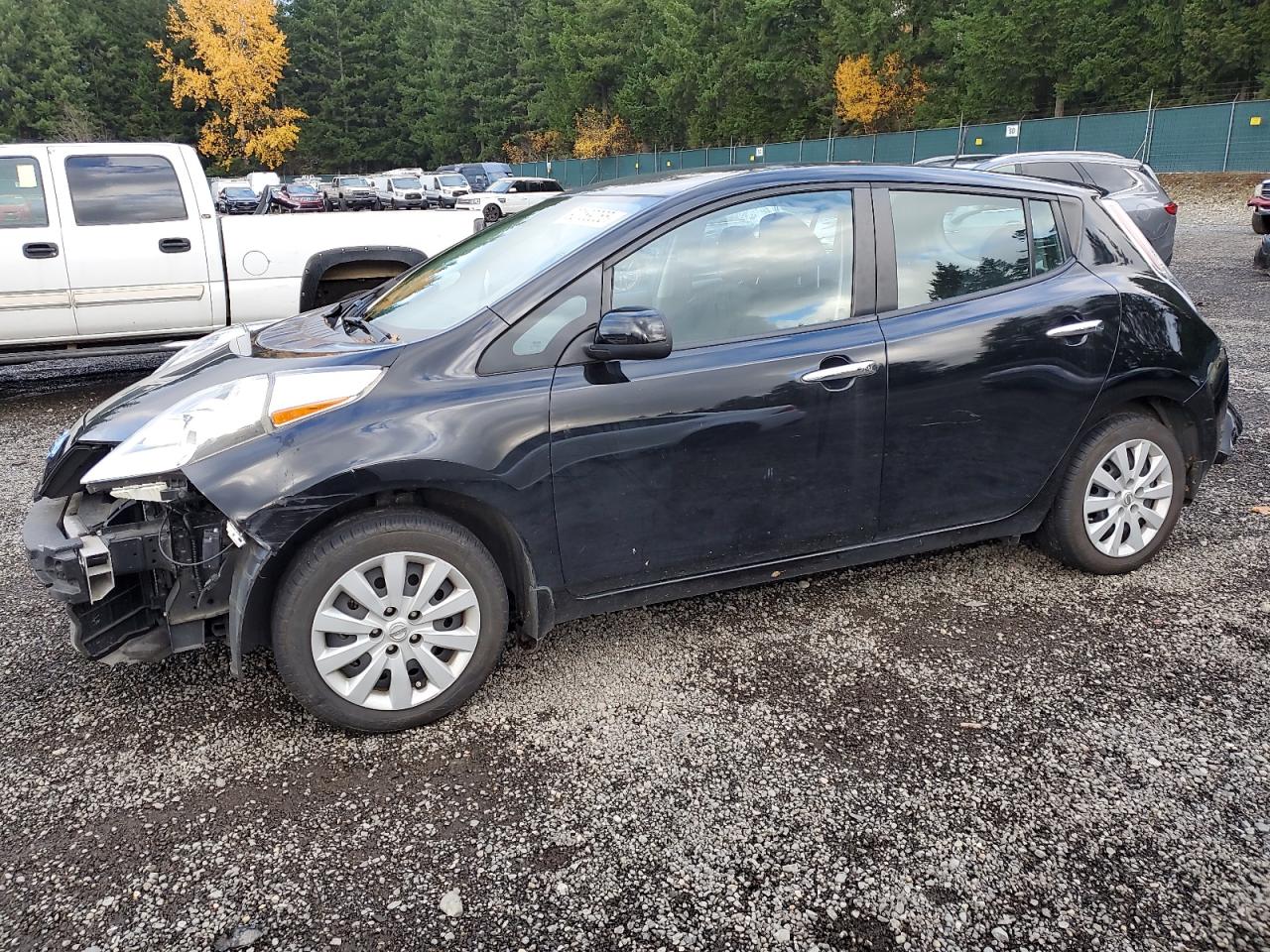 Lot #3316081252 2017 NISSAN LEAF S
