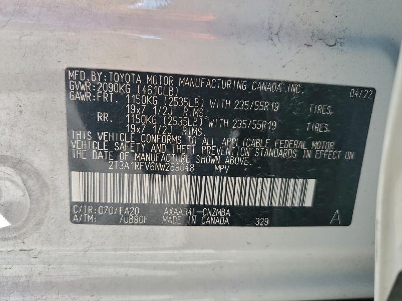 2022 TOYOTA RAV4 XLE P #3303779420