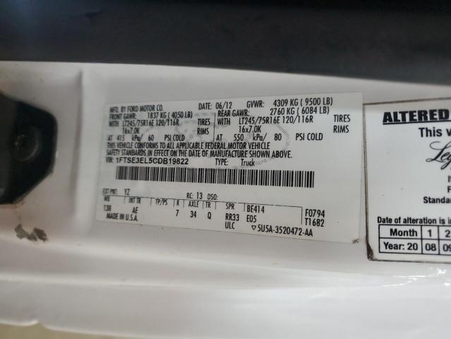 2012 FORD ECONOLINE #3282461595