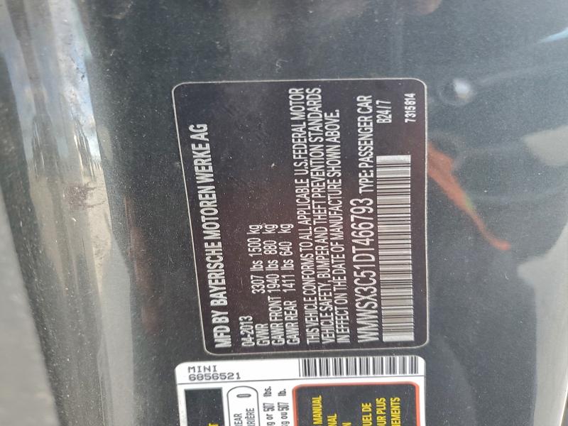 2013 MINI COOPER COU #3316080260