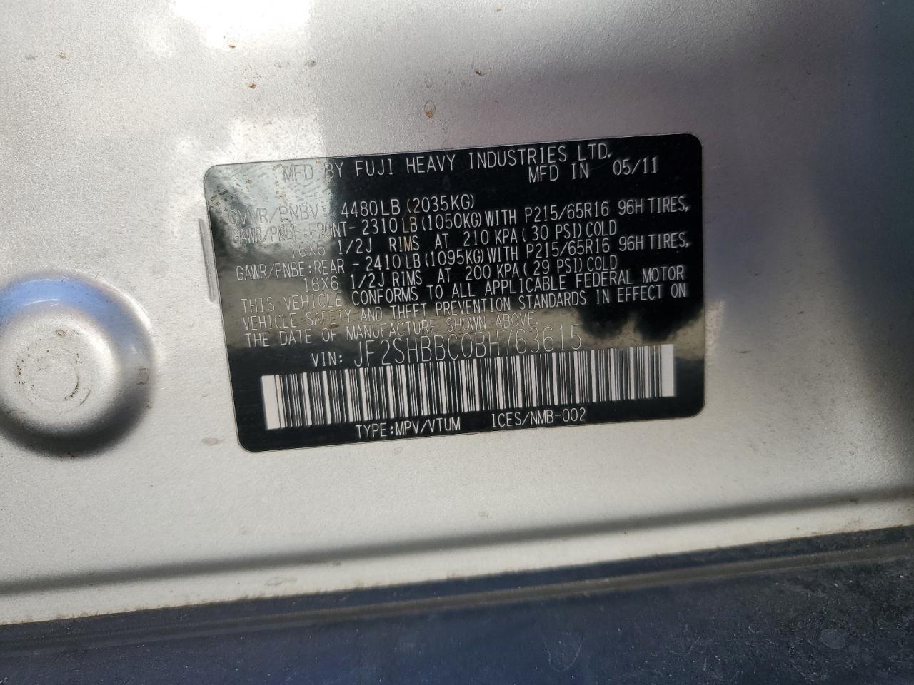 SUBARU FORESTER 2.5X