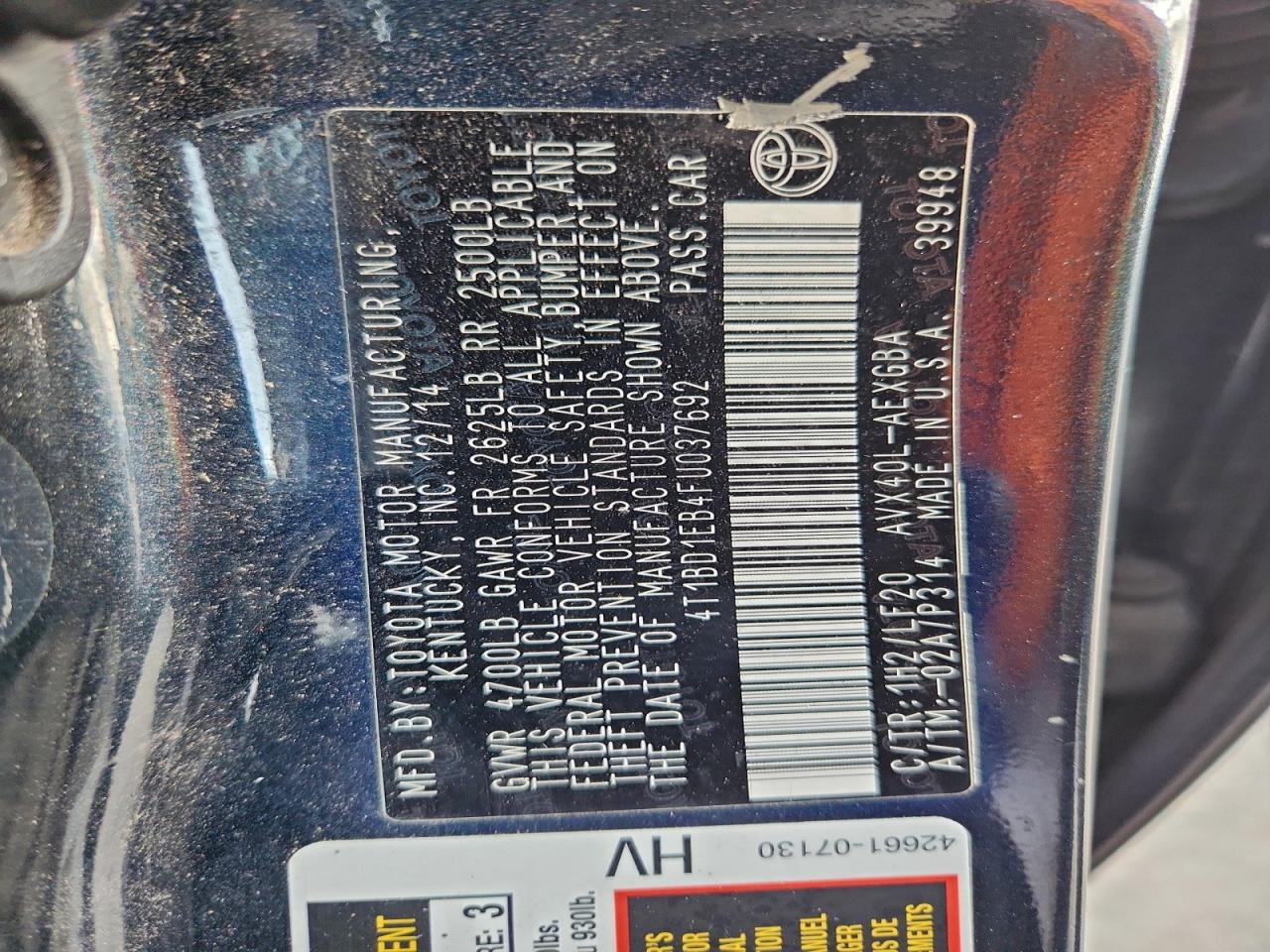 TOYOTA AVALON HYBRID