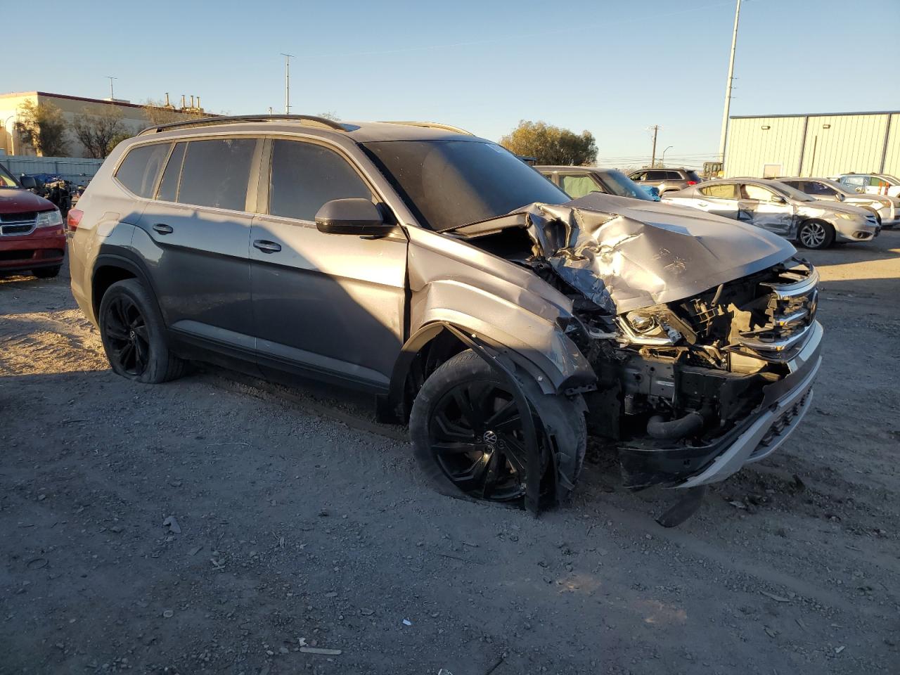 Lot #3316248308 2022 VOLKSWAGEN ATLAS SE