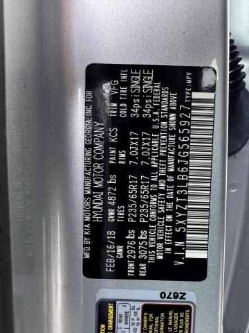 2018 HYUNDAI SANTA FE S - 5XYZT3LB6JG565927