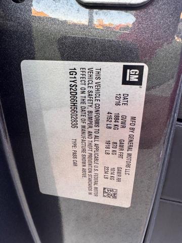 2017 CHEVROLET CORVETTE Z 1G1YS2D66H5602836