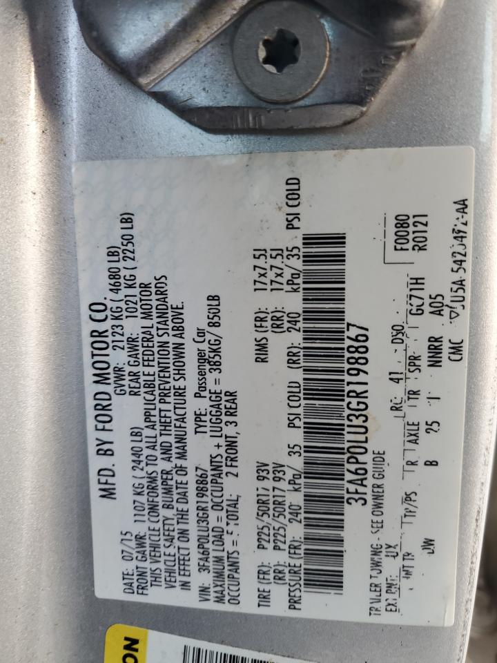 FORD FUSION SE HYBRID