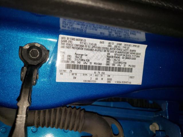 2013 FORD FOCUS SE - 1FADP3K23DL117384