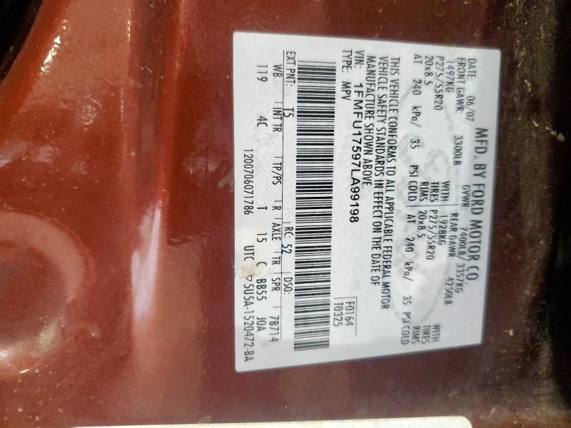 2007 FORD EXPDTION #3304820545