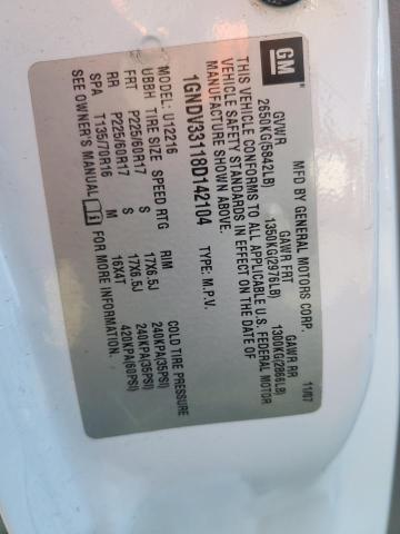 2008 CHEVROLET UPLANDER L #3302868903