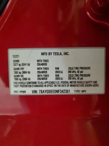 2022 TESLA MODEL Y #3303742447