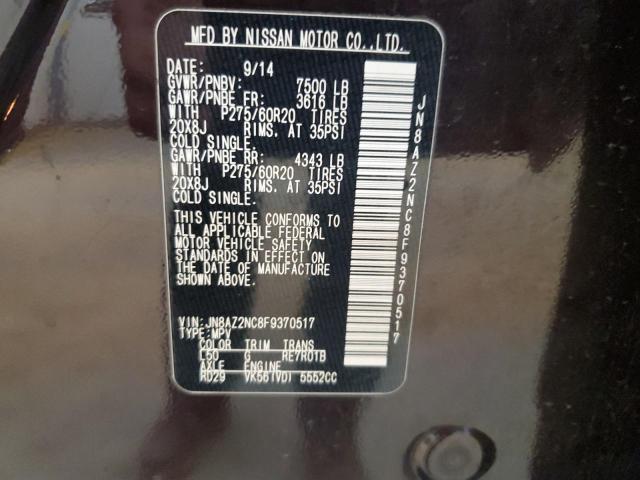 2015 INFINITI QX80 #3291279960