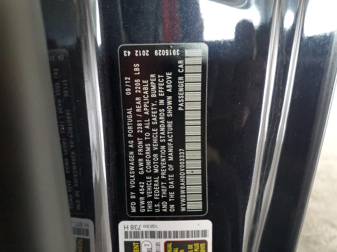 VOLKSWAGEN EOS KOMFORT