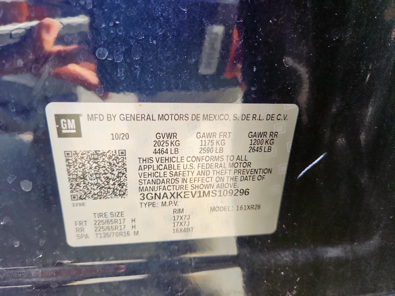 CHEVROLET EQUINOX LT