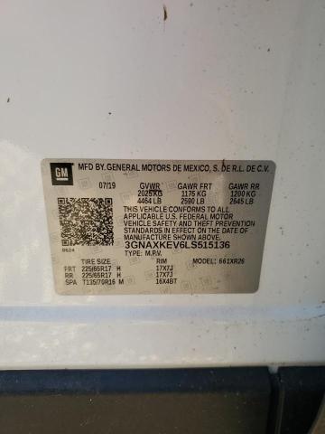 2020 CHEVROLET EQUINOX LT #3303577938