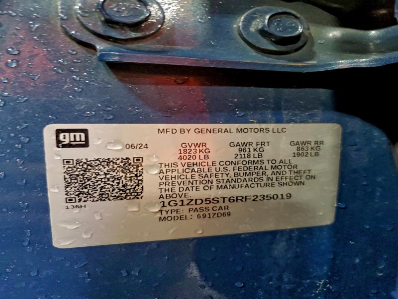 2024 CHEVROLET MALIBU LT #3303619930