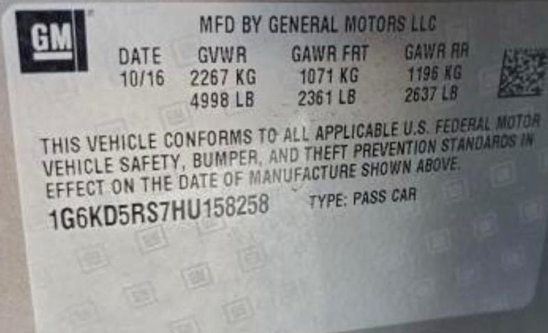 2017 CADILLAC CT6 LUXURY #3296961874