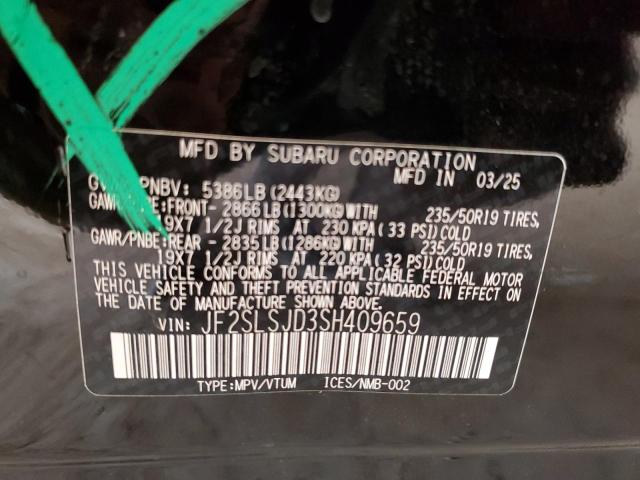 2025 SUBARU FORESTER S #3303742441