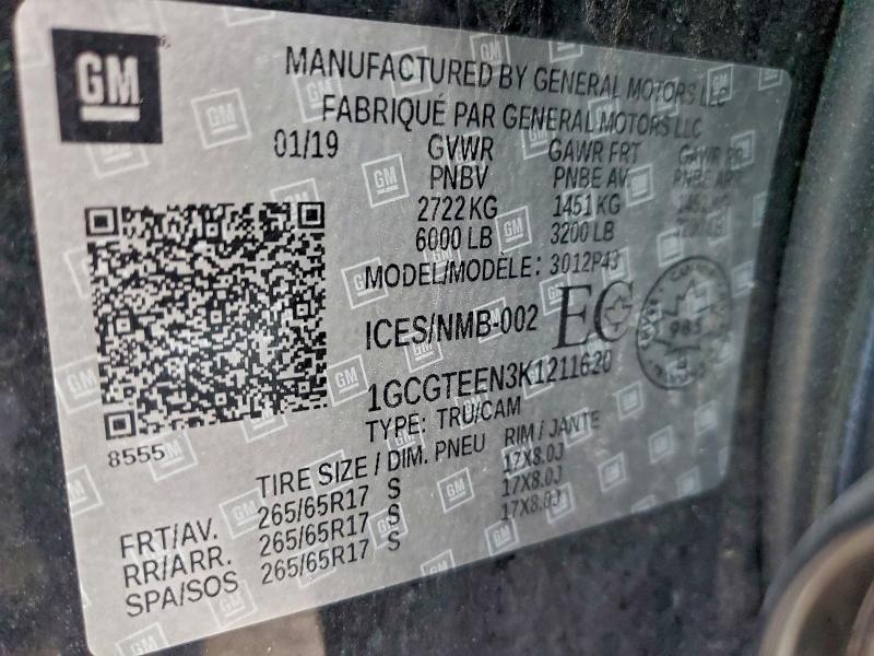 2019 CHEVROLET COLORADO Z #3302647176