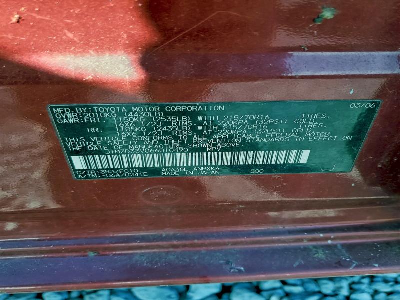 2006 TOYOTA RAV4 #3301819436