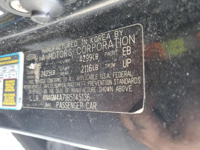 2011 KIA OPTIMA LX #3304633941