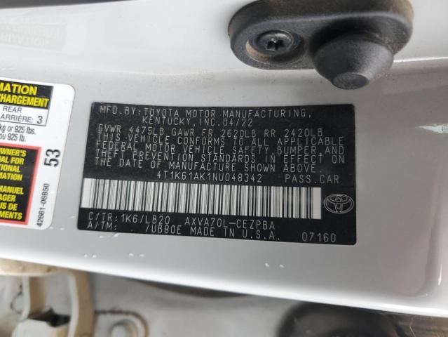 2022 TOYOTA CAMRY XSE #3304022597