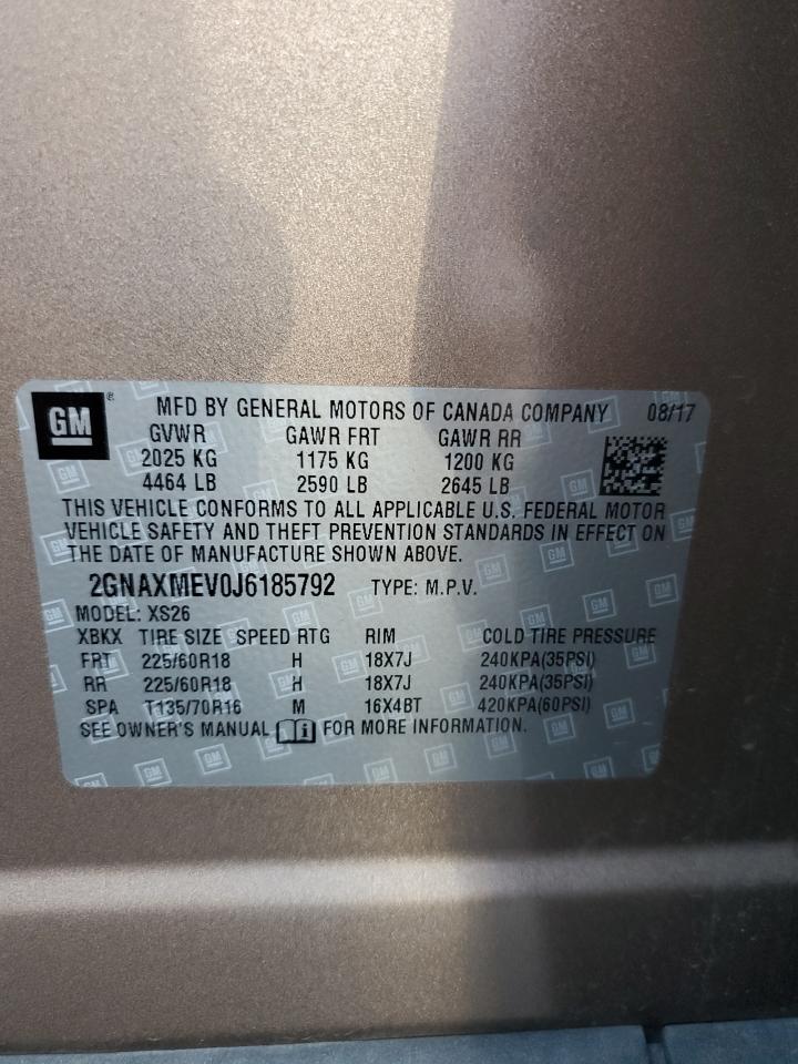 CHEVROLET EQUINOX PREMIER