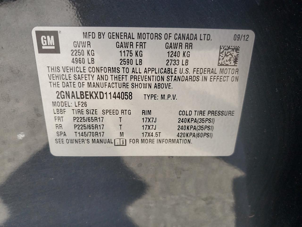 CHEVROLET EQUINOX LS