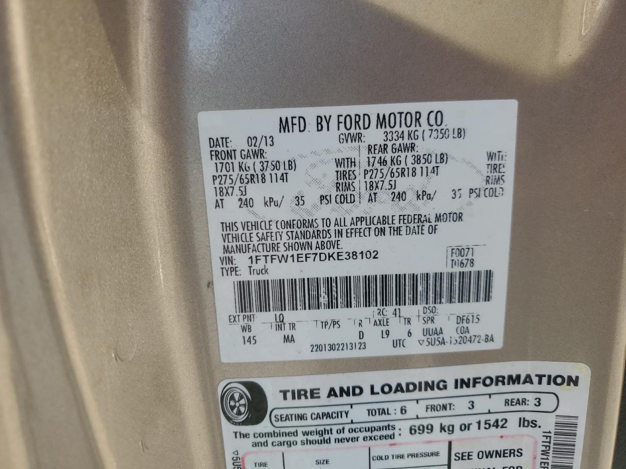 FORD F-150 SUPERCREW