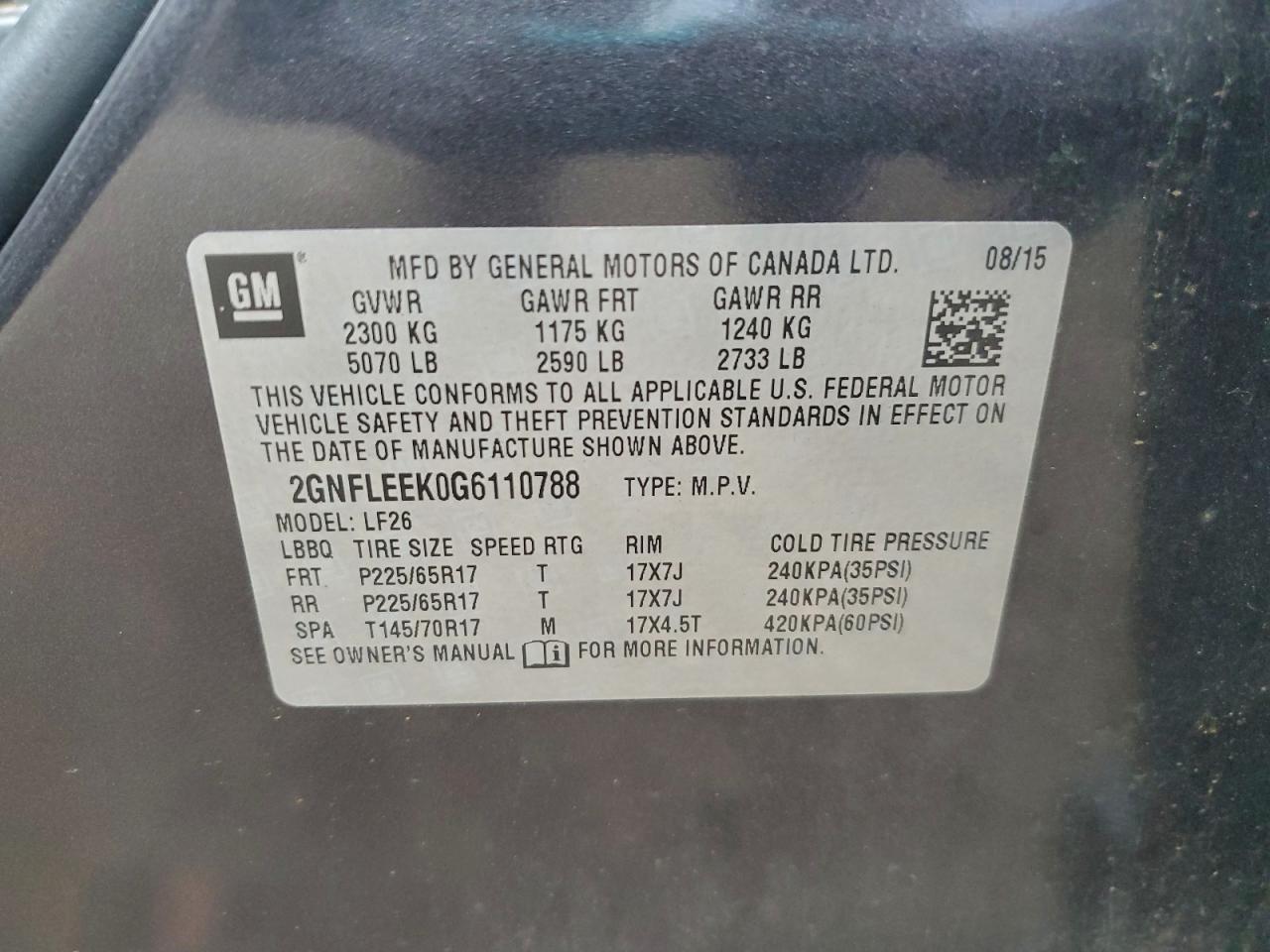 CHEVROLET EQUINOX LS