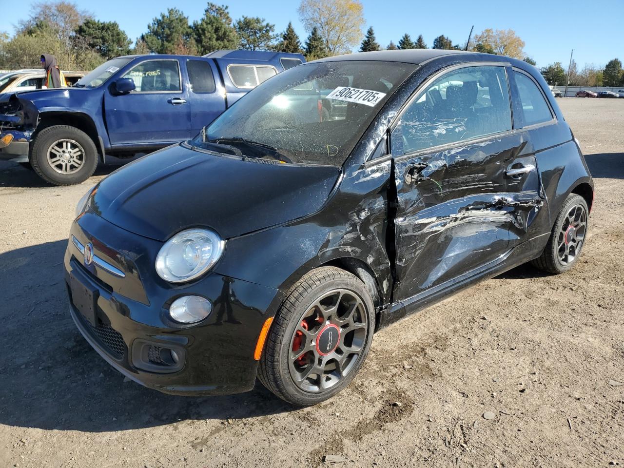 Lot #3285711659 2014 FIAT 500 SPORT