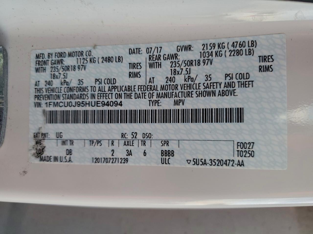 FORD ESCAPE TITANIUM