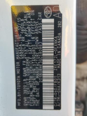 2016 TOYOTA COROLLA L #3302816943